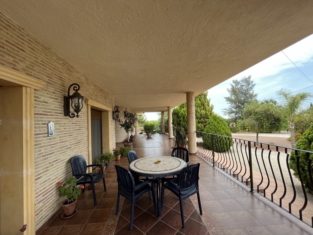 Pool area in villa for sale in Callosa de Segura