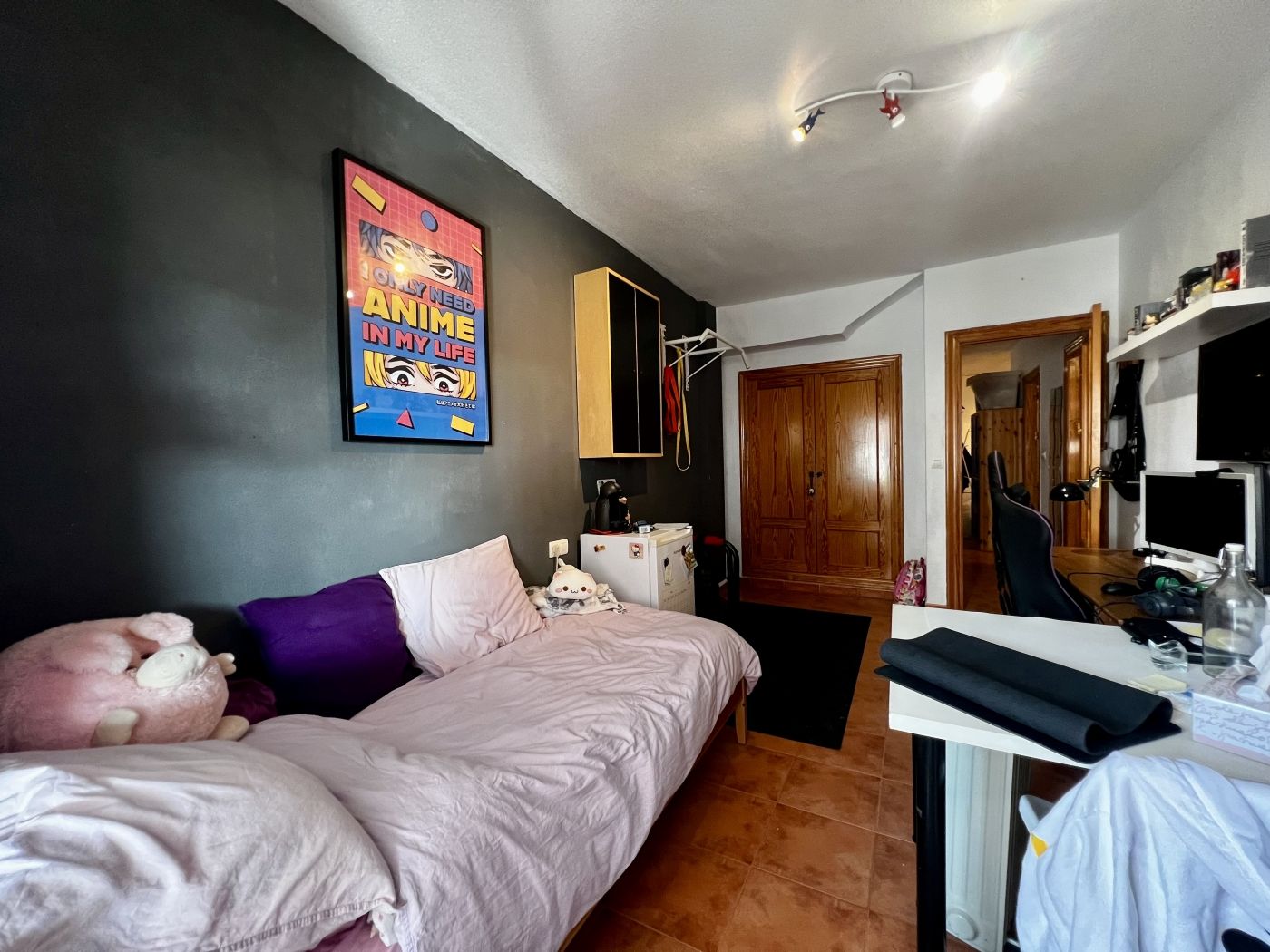 Master bedroom in terraced for sale in Mazarron