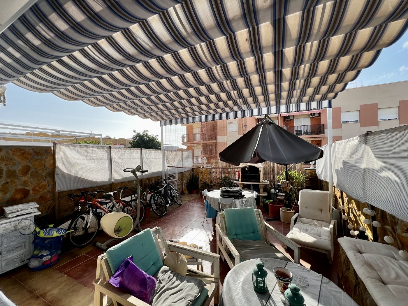 Pool area in terraced for sale in Mazarron