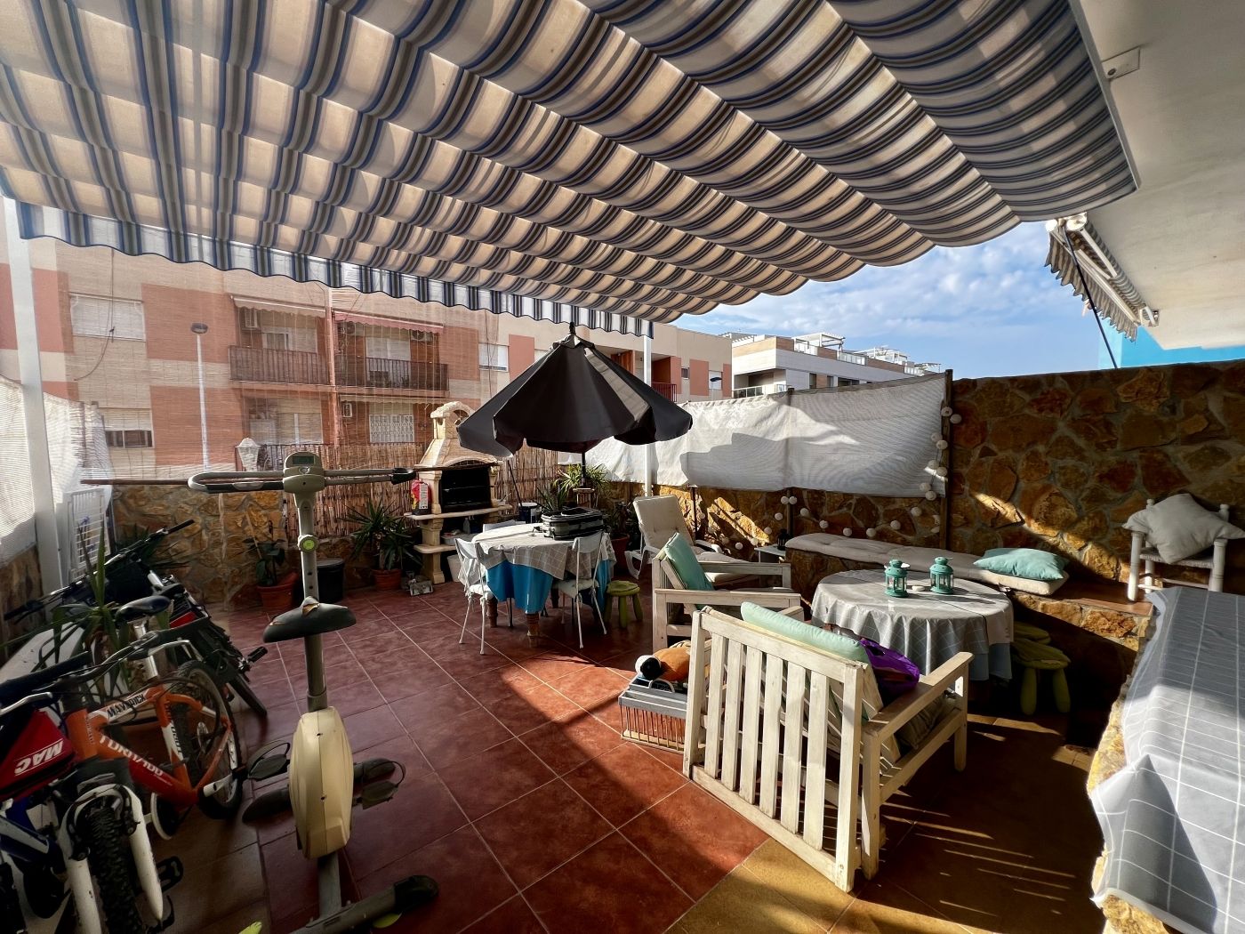 Garden in terraced for sale in Mazarron