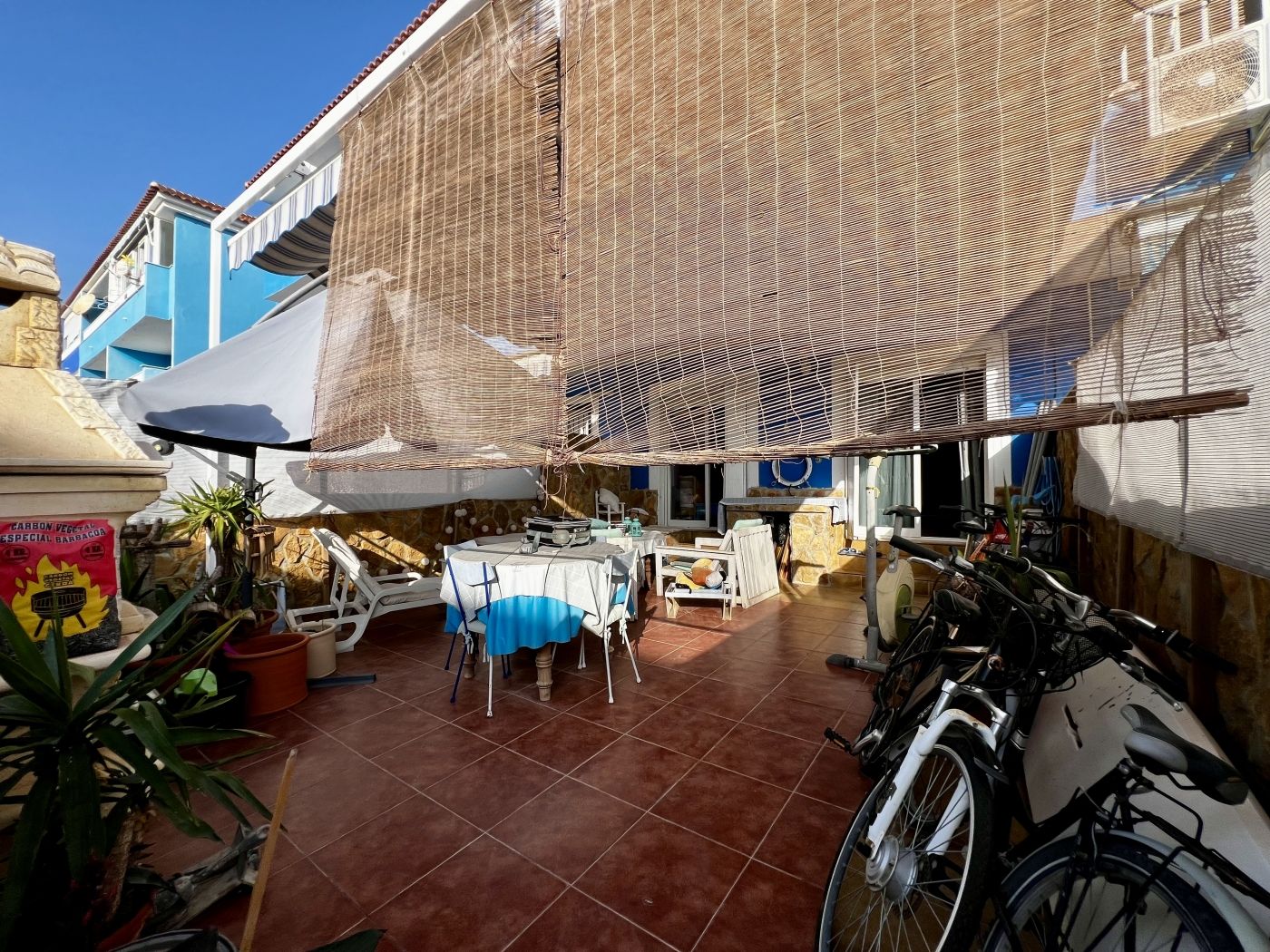 Dining area in terraced for sale in Mazarron