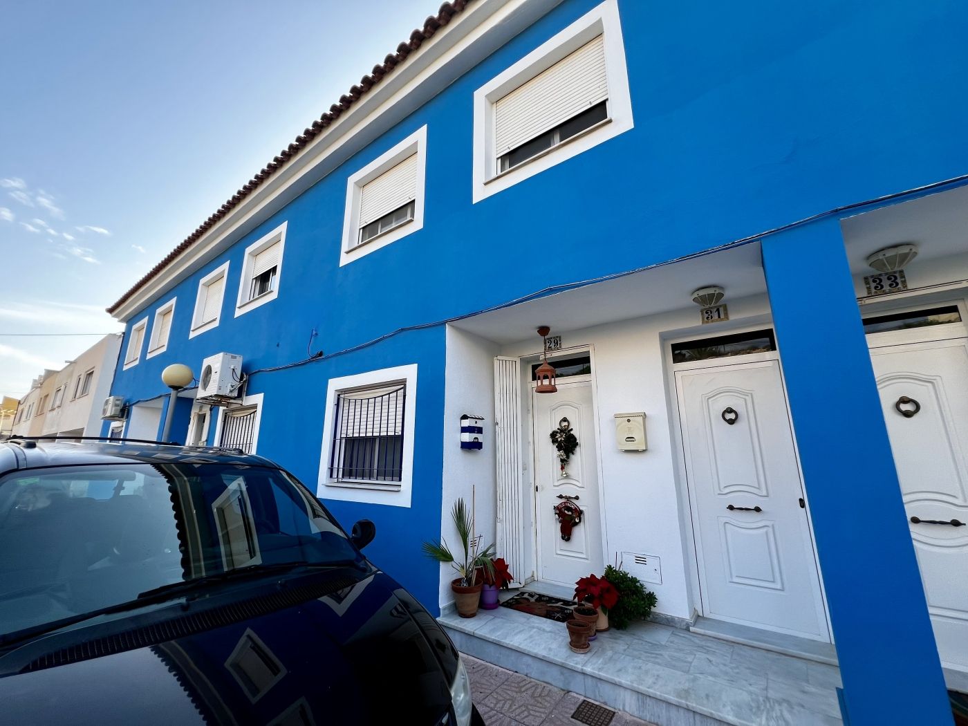 Exterior view in terraced for sale in Mazarron