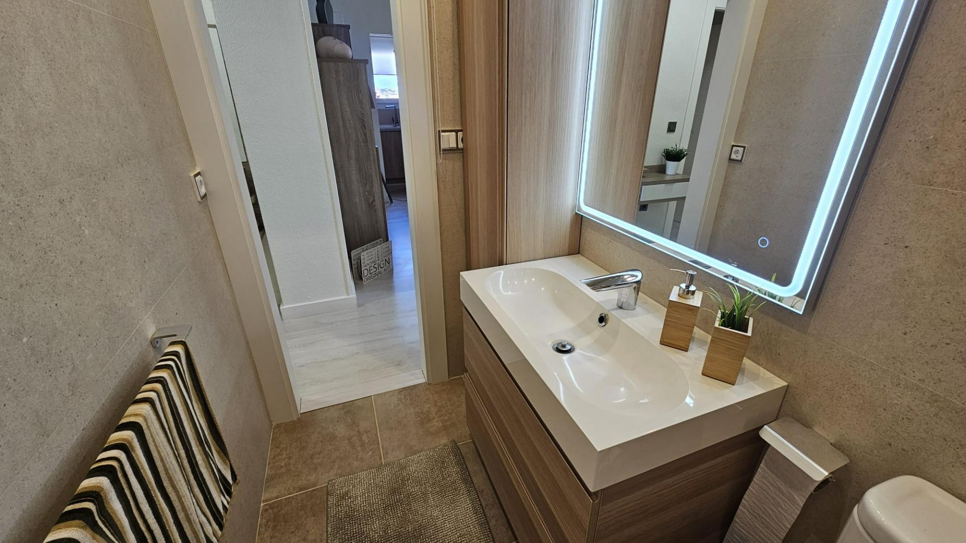 Pool area in apartment for sale in Torrevieja