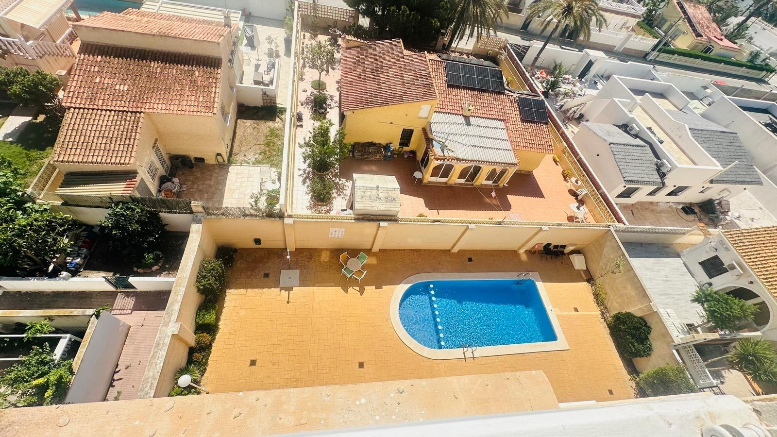 Garden in apartment for sale in Torrevieja