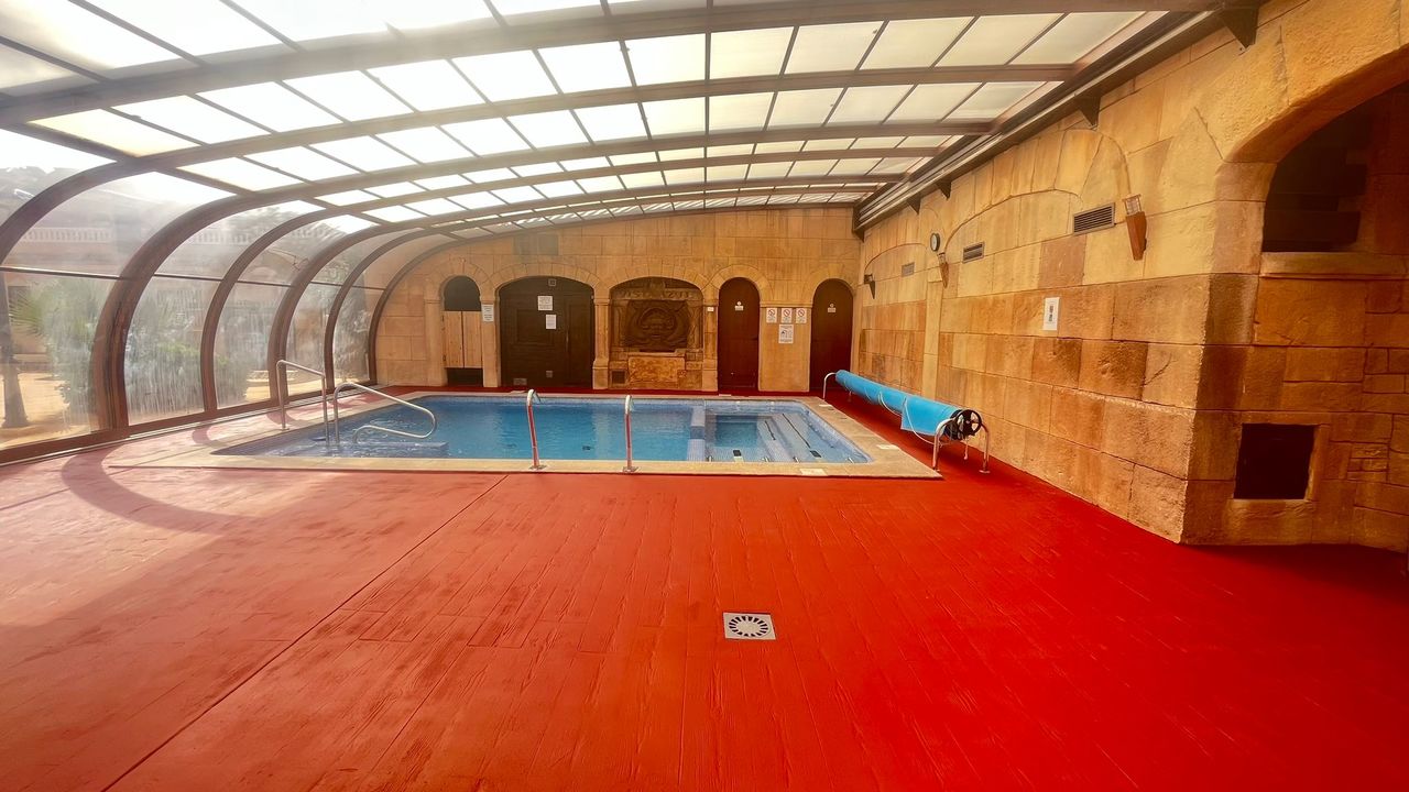 Pool area in apartment for sale in Los Dolses
