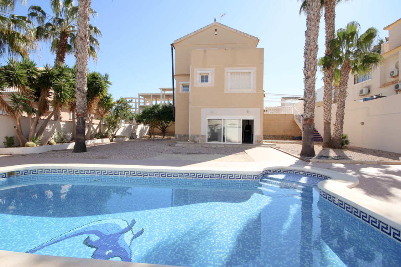 A very large detached villa situated in the popular location of La Zenia, close to all local facilit