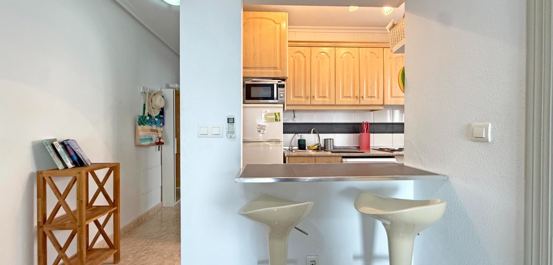Pool area in apartment for sale in Torrevieja
