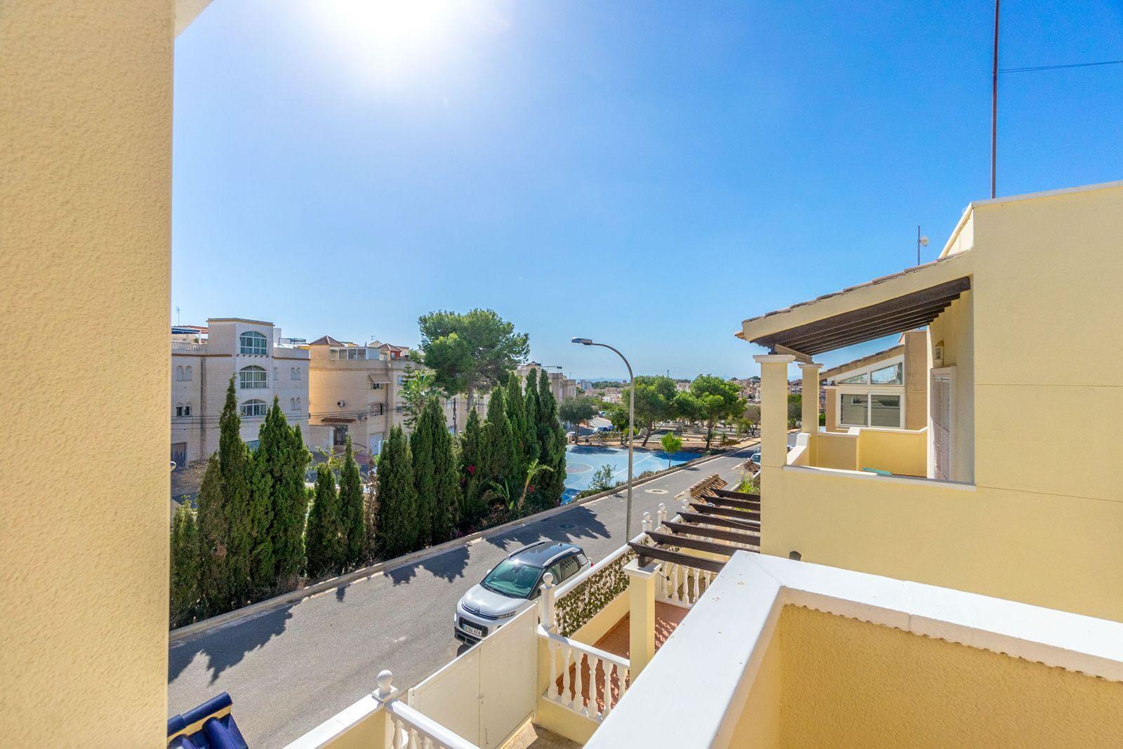 Pool area in terraced for sale in Orihuela Costa