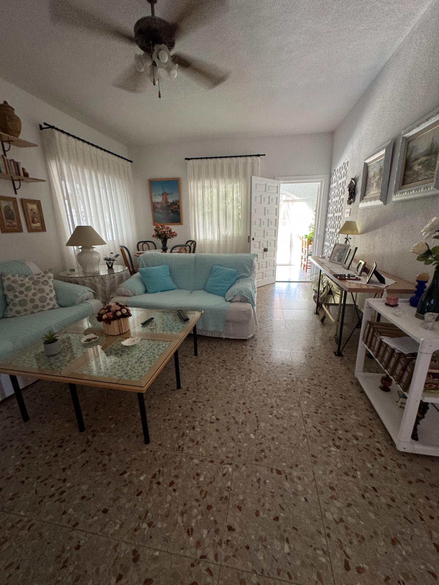 Pool area in villa for sale in Albatera