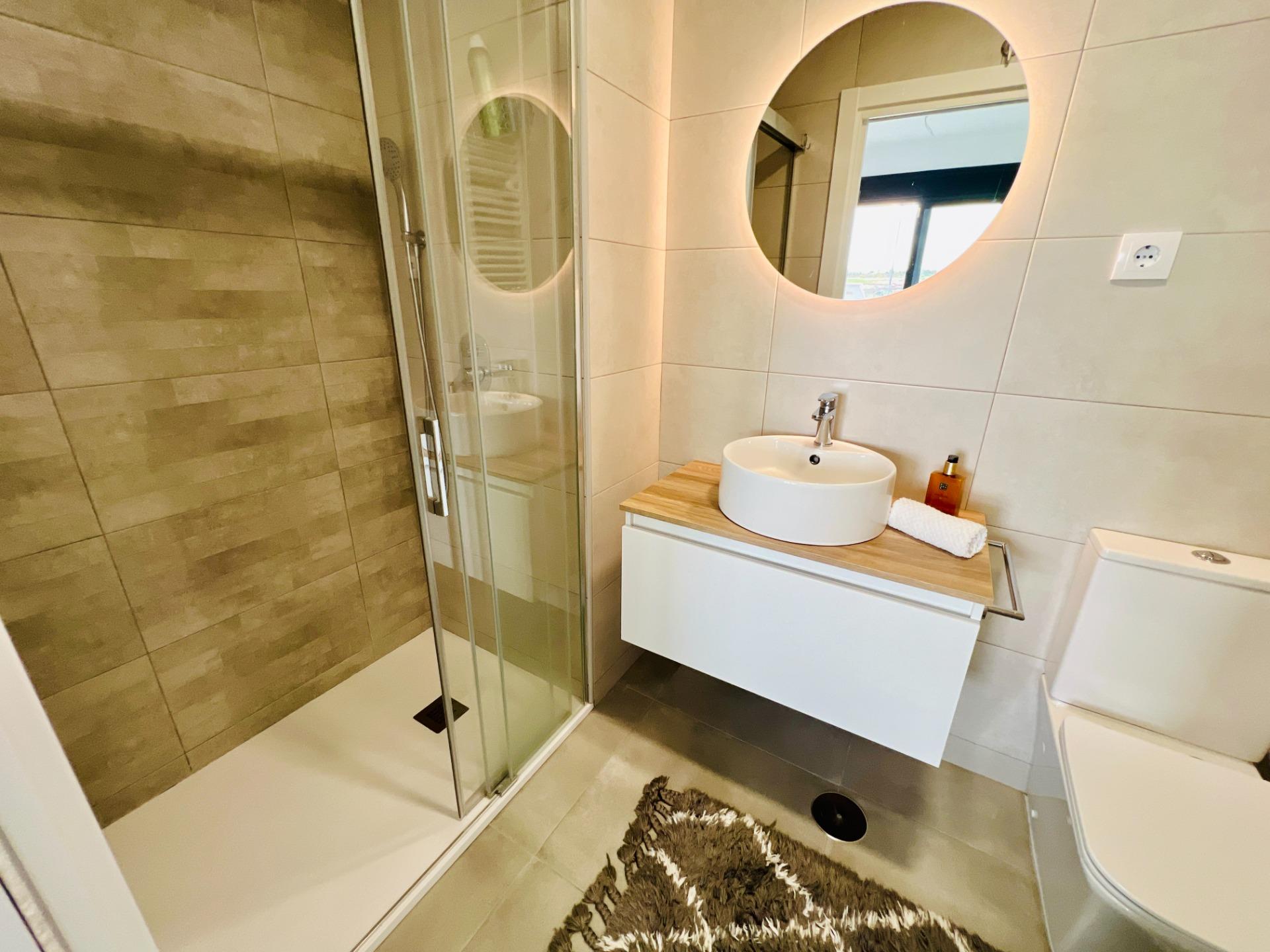 Pool area in apartment for sale in Los Alcazares
