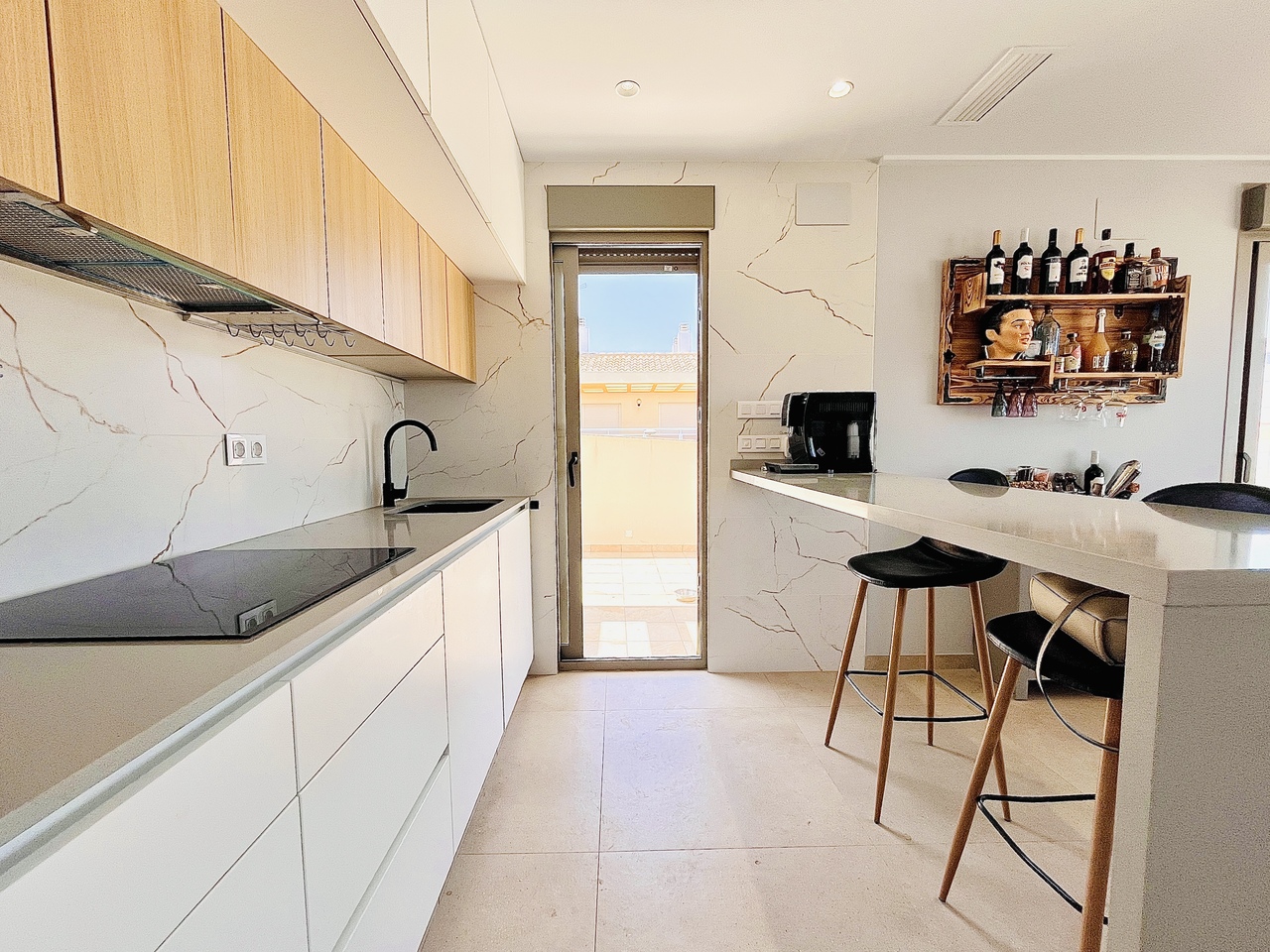 Pool area in penthouse for sale in Torre de La Horadada