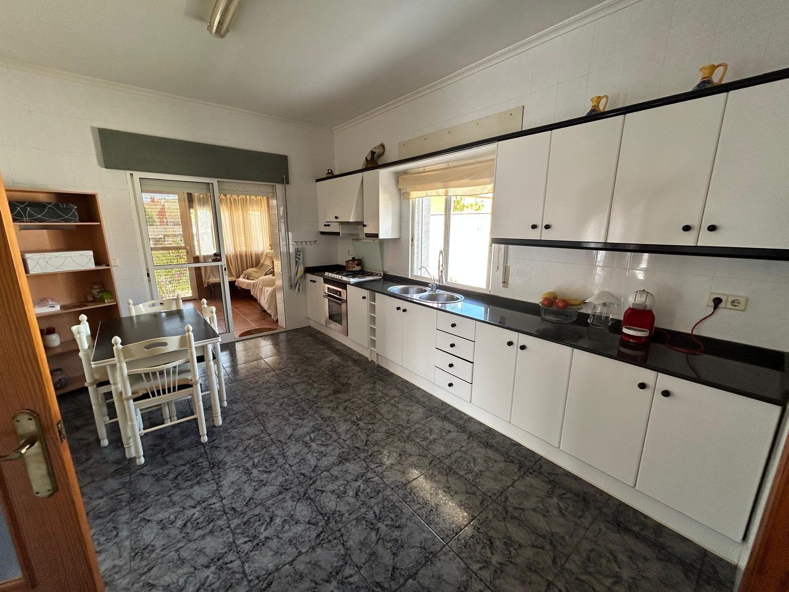 Pool area in villa for sale in Los Alcazares