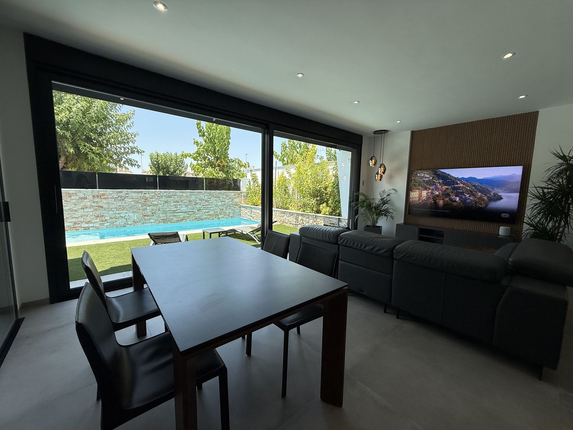 Terrace in villa for sale in San Javier