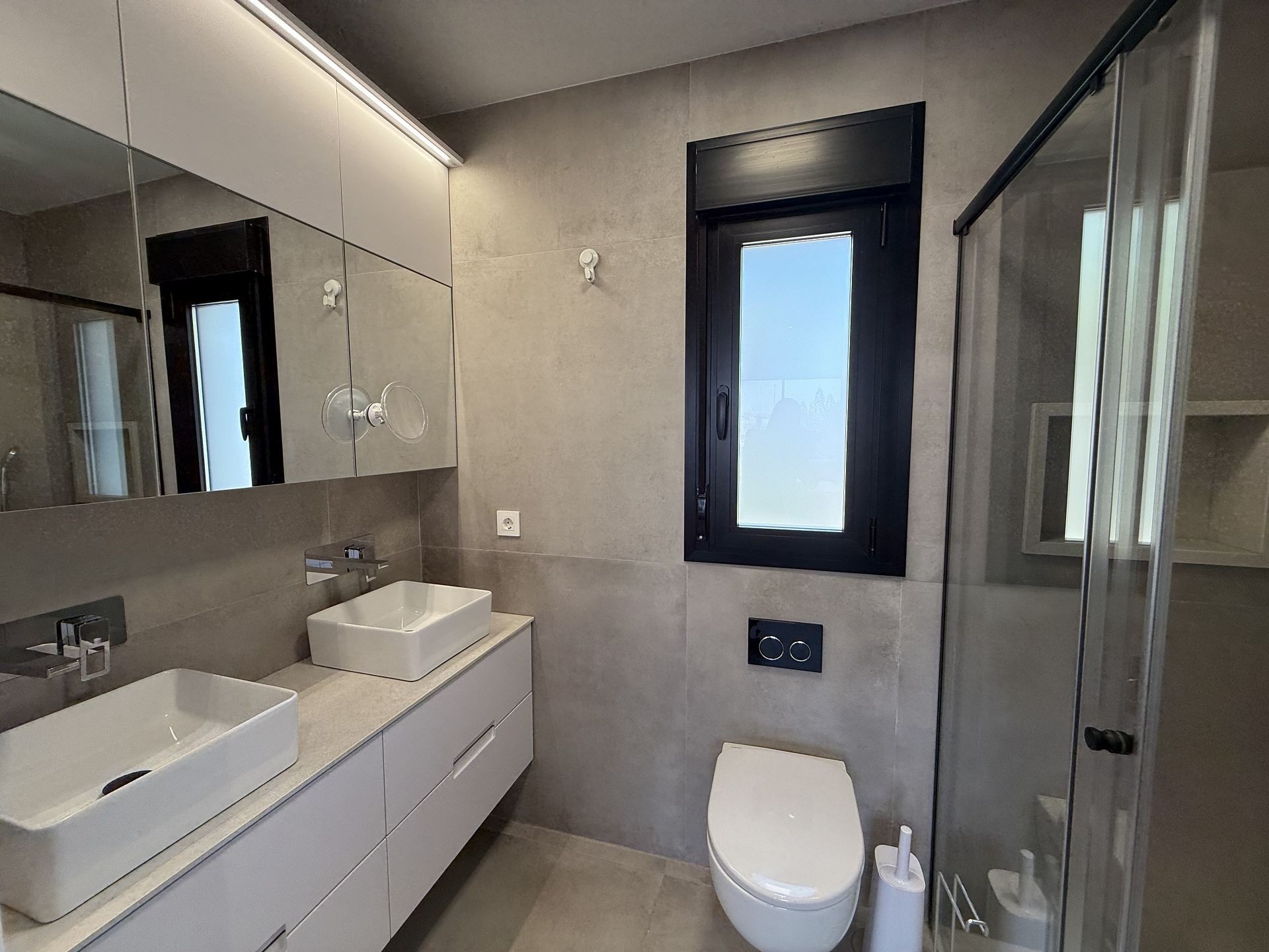 Pool area in villa for sale in San Javier