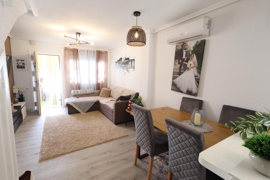 Pool area in duplex for sale in Pilar de La Horadada
