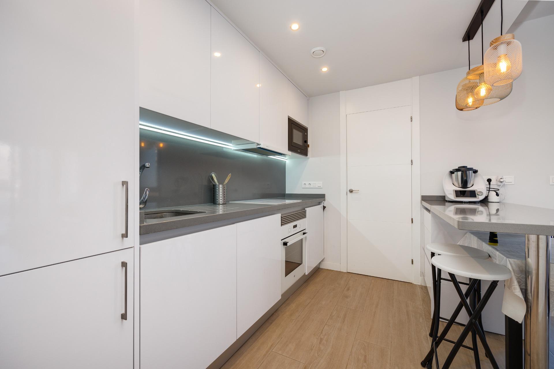 Kitchen in apartment for sale in Orihuela Costa