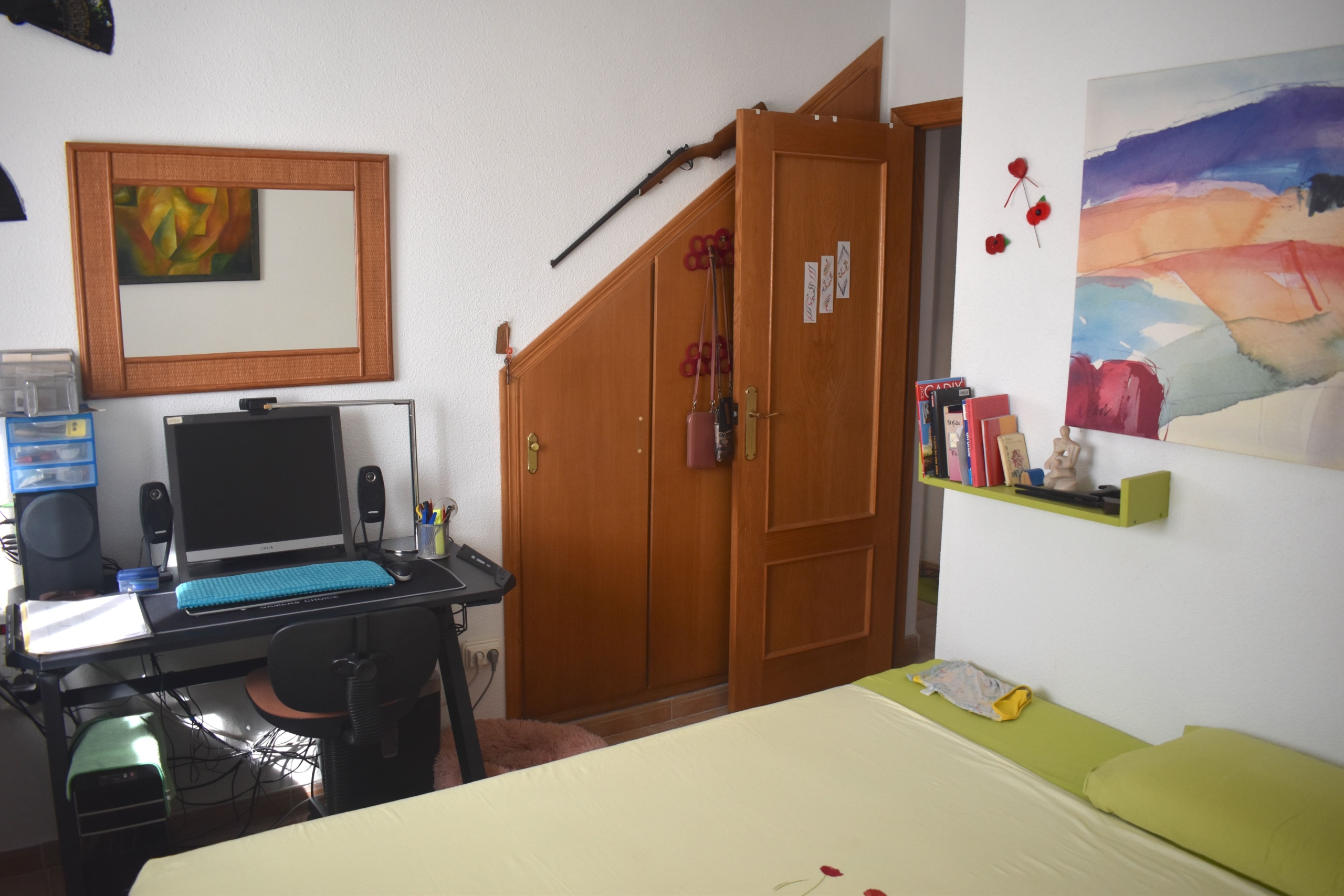 Pool area in villa for sale in San Fulgencio