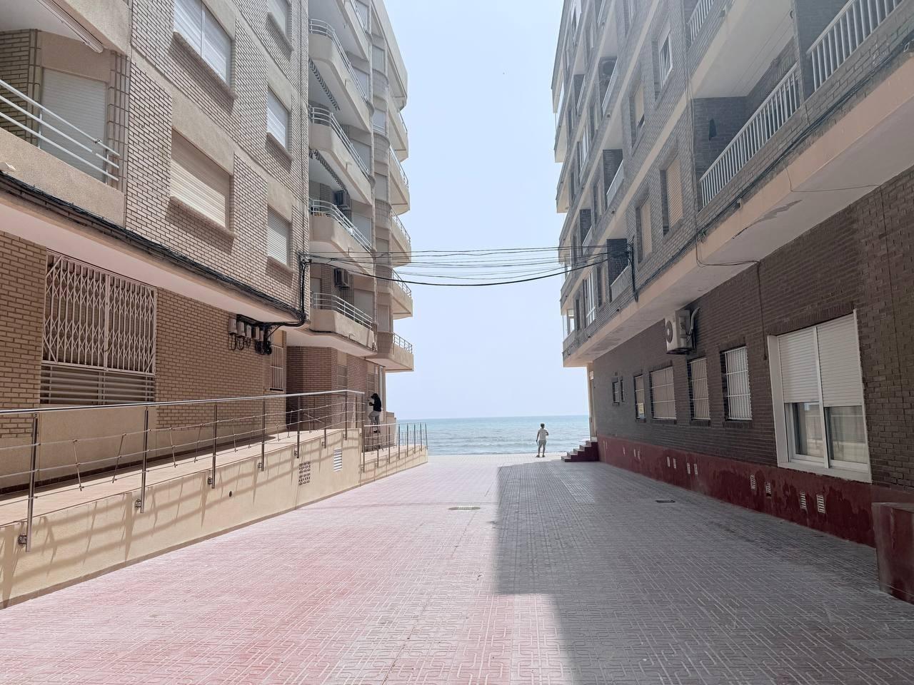 Pool area in apartment for sale in Torrevieja