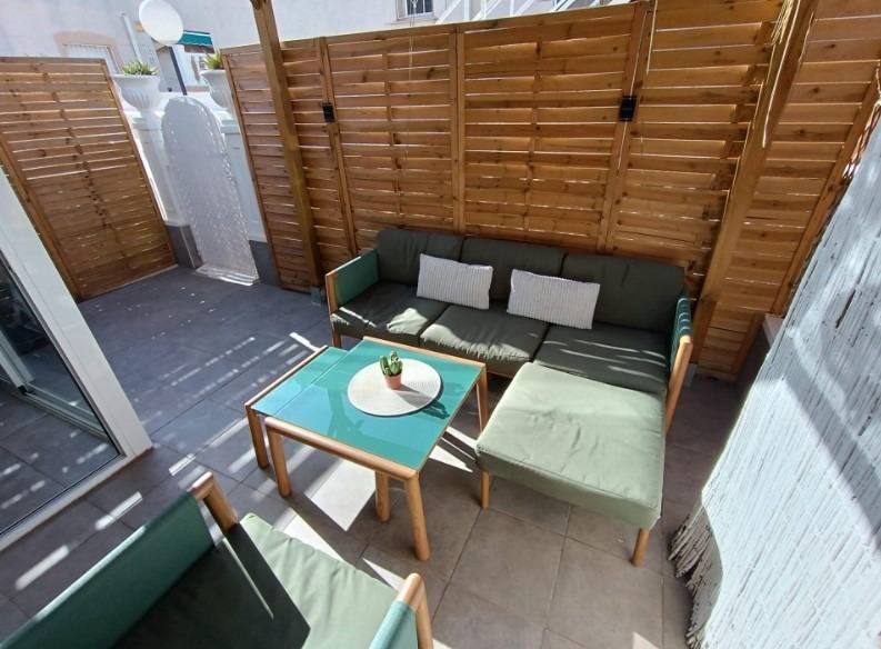 Pool area in apartment for sale in Torrevieja