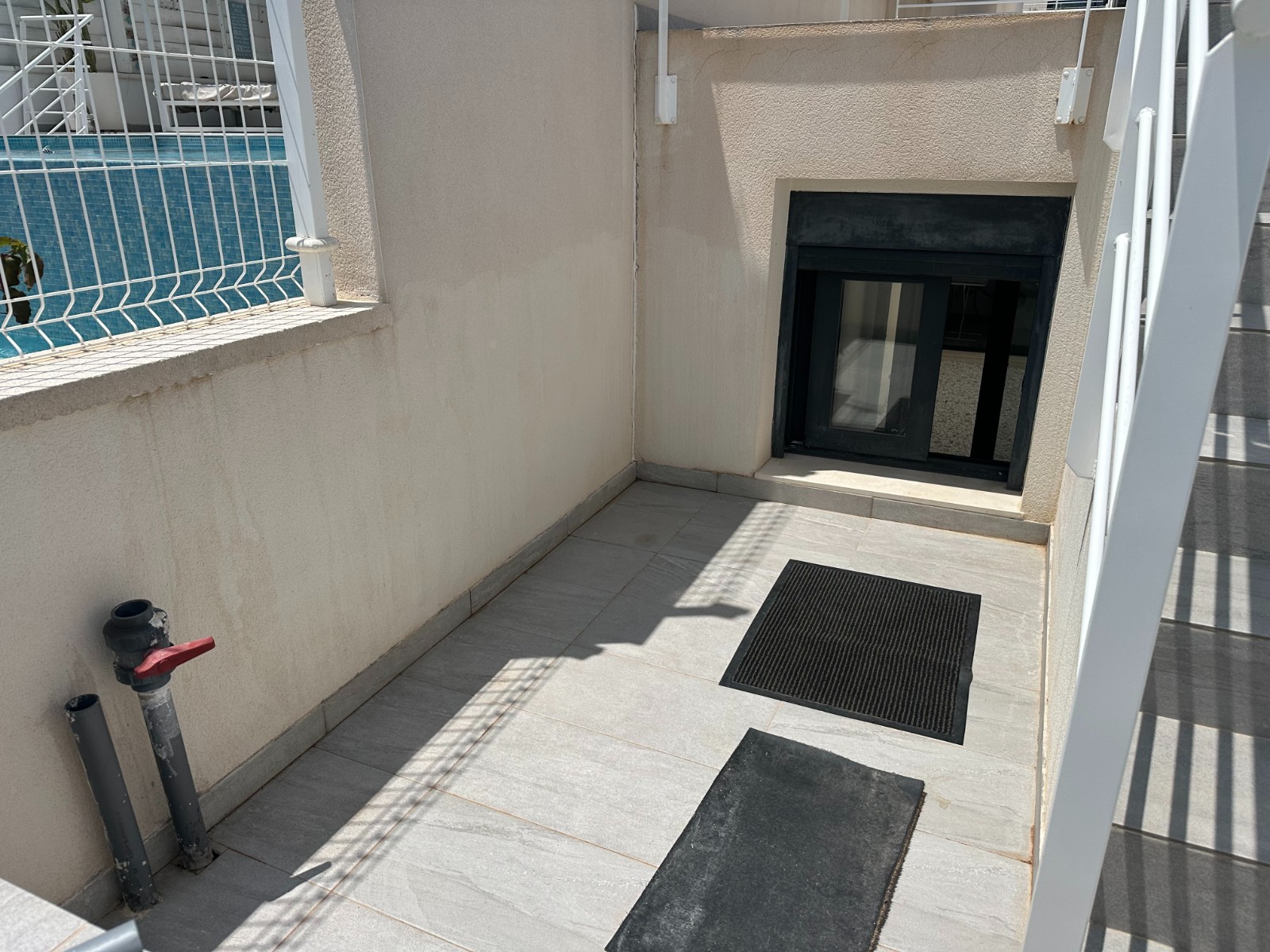 Pool area in villa for sale in San Miguel de Salinas