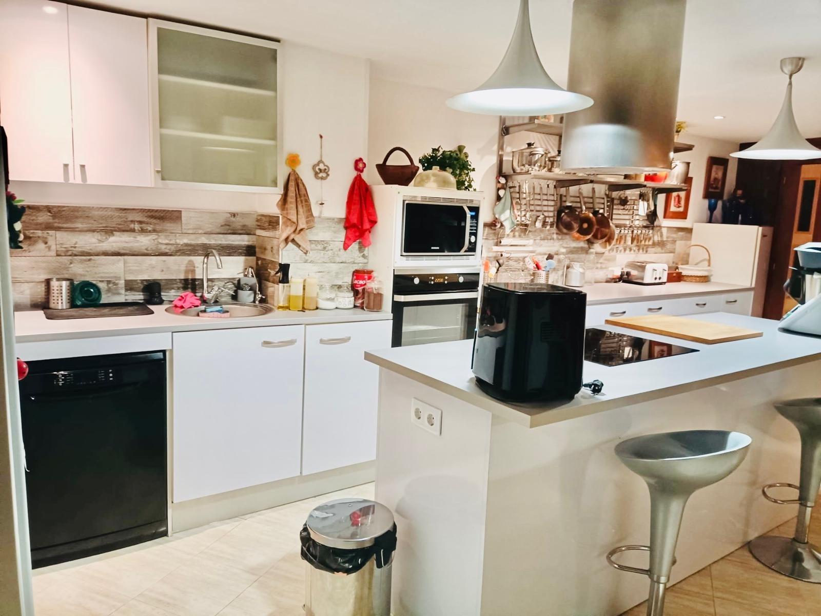 Pool area in duplex for sale in Torrevieja