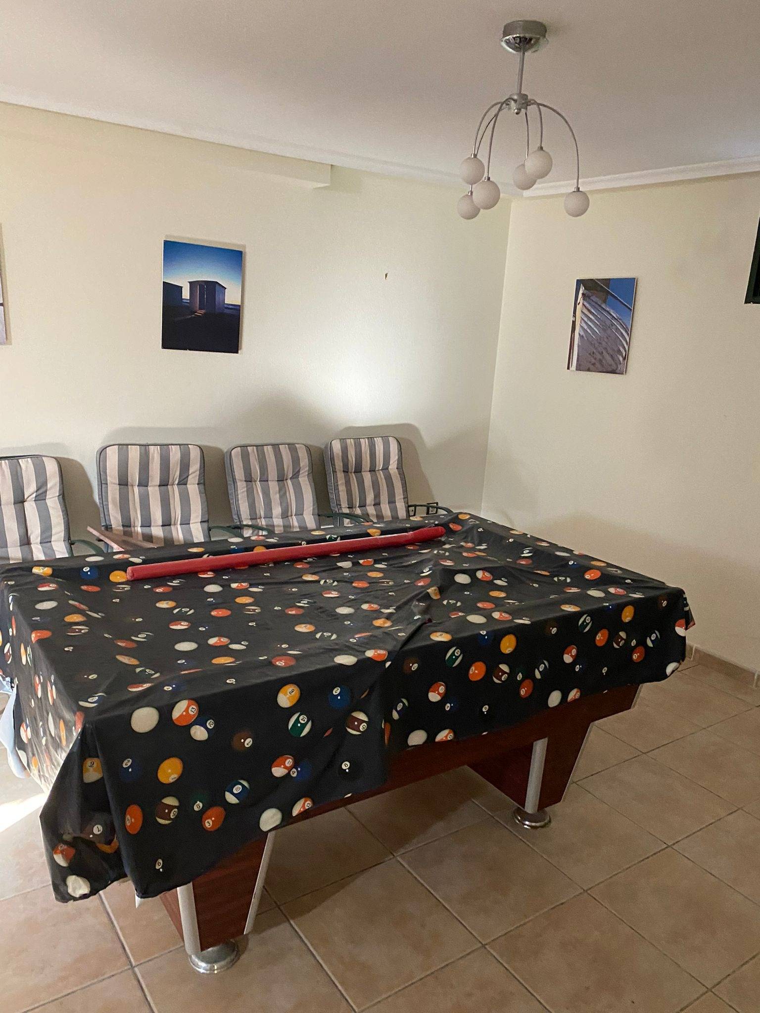 Pool area in villa for sale in Orihuela Costa