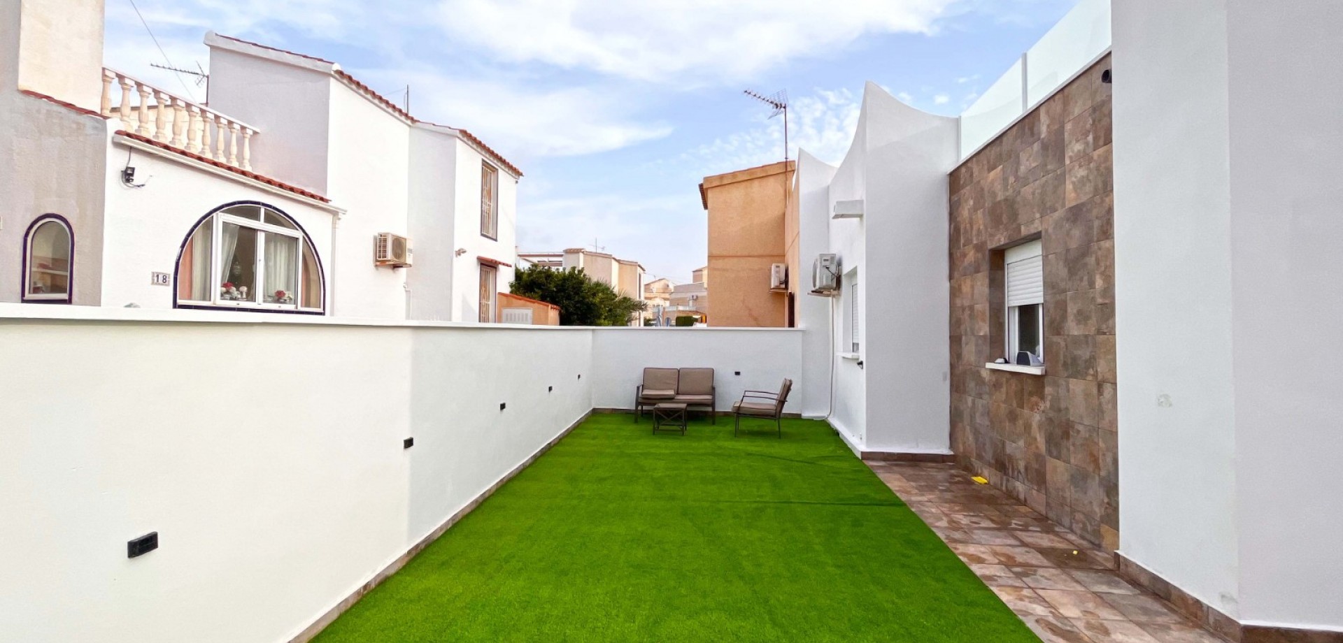Living room in bungalow for sale in Orihuela Costa