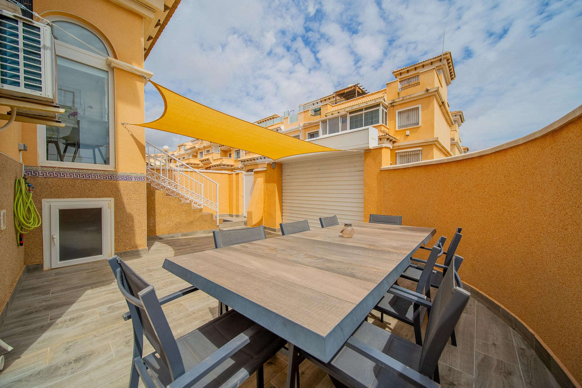Master bedroom in terraced for sale in Orihuela Costa