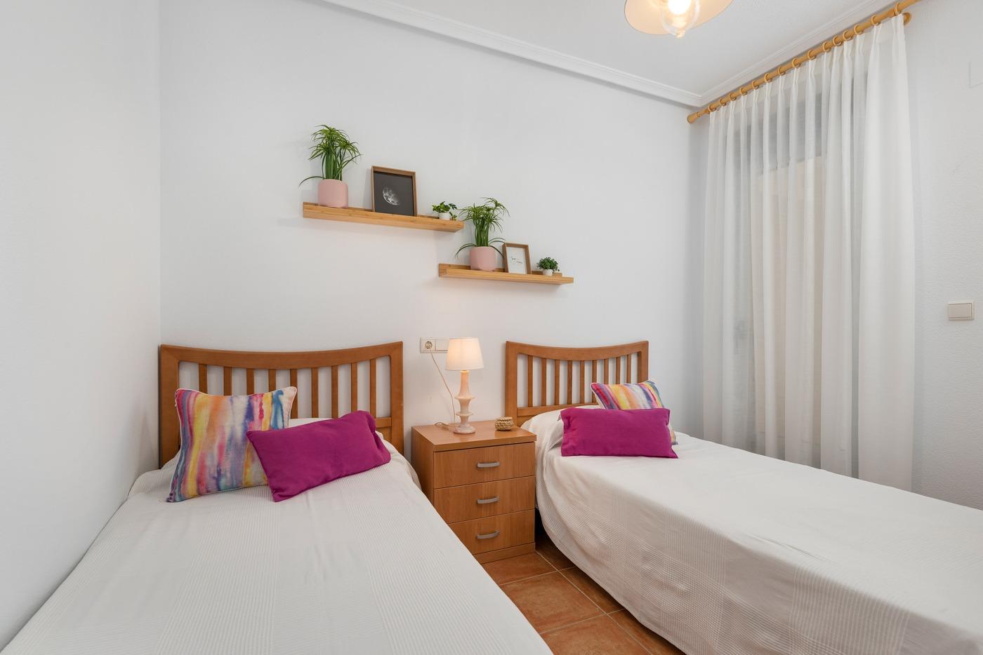 Pool area in apartment for sale in Guardamar del Segura