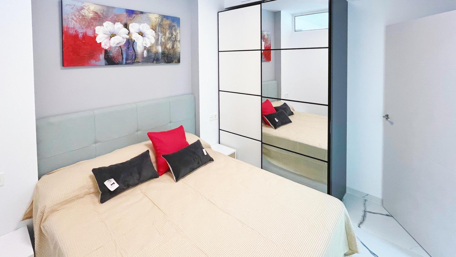 Pool area in apartment for sale in Torrevieja