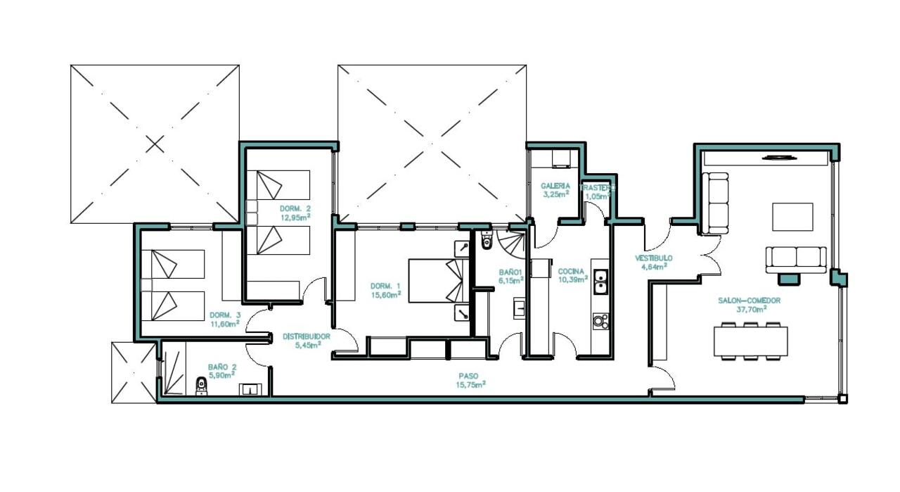 Bedroom in apartment for sale in Alicante