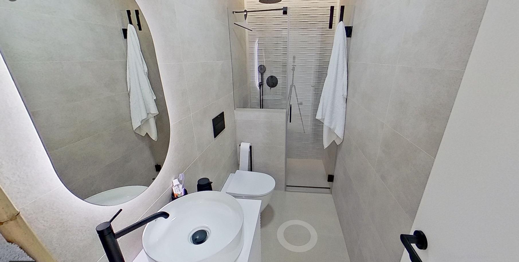 Pool area in bungalow for sale in Pilar de La Horadada