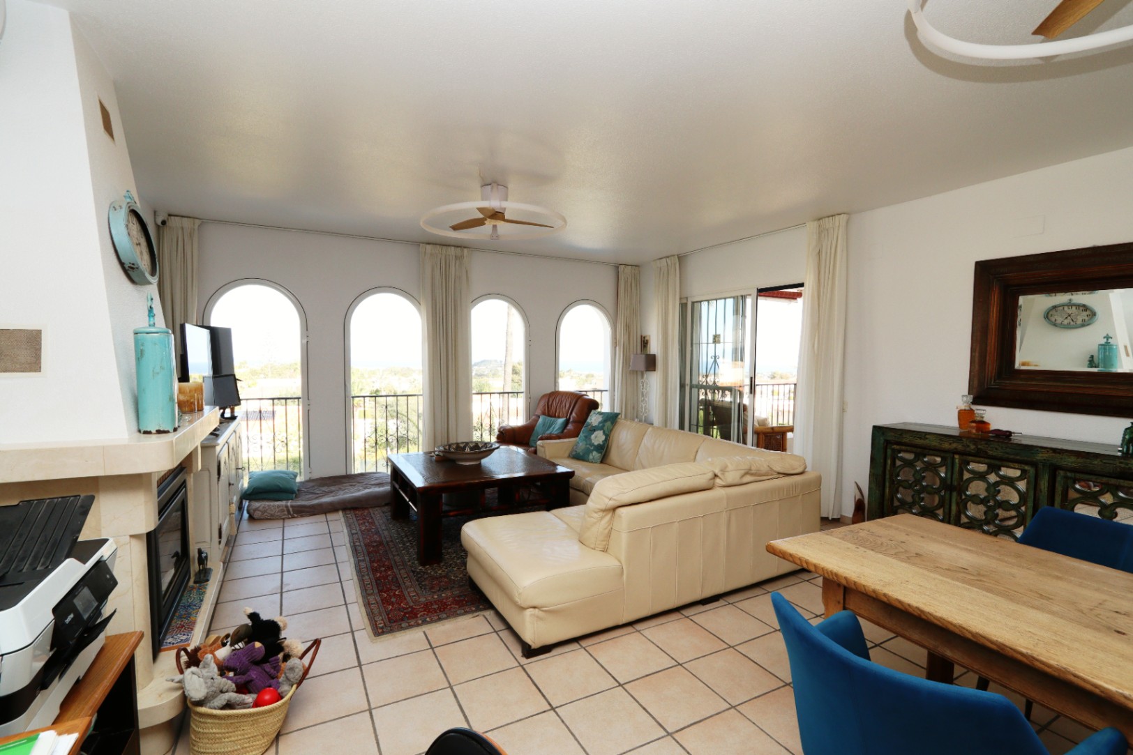 Garden in villa for sale in la Nucia