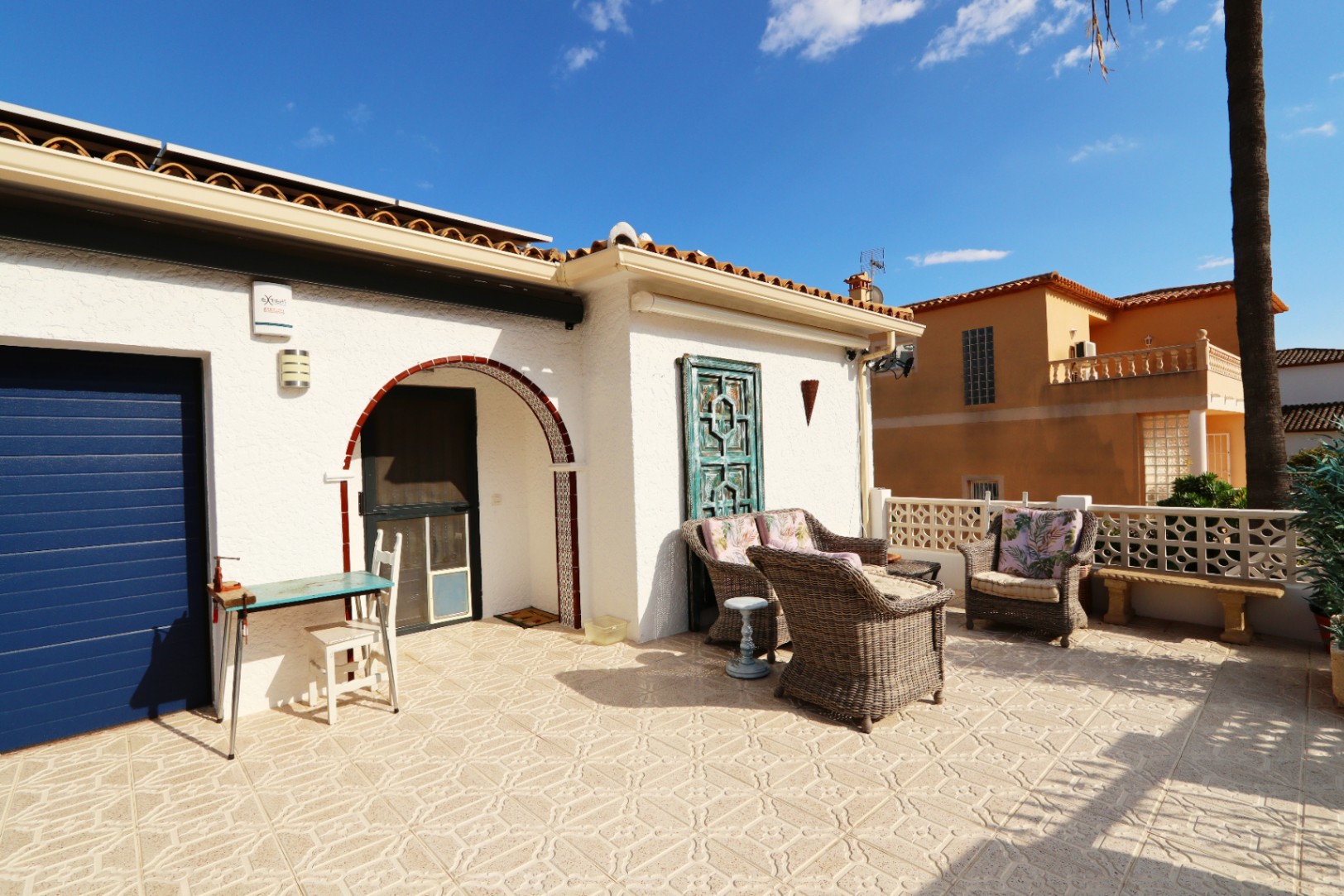 Garden in villa for sale in la Nucia