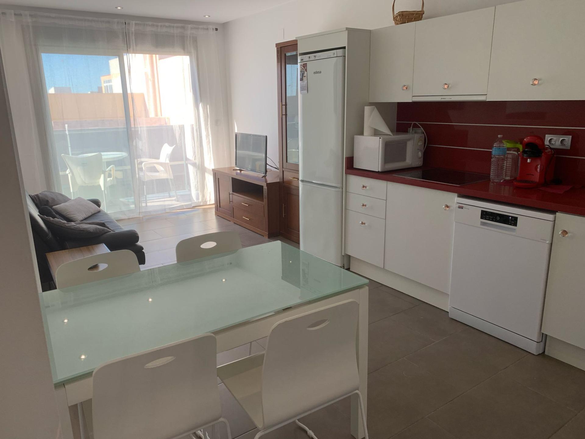 Dining area in apartment for sale in Guardamar del Segura