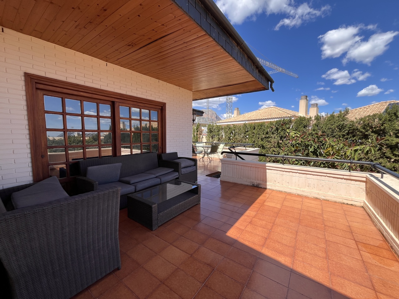 Exterior view in villa for sale in la Nucia