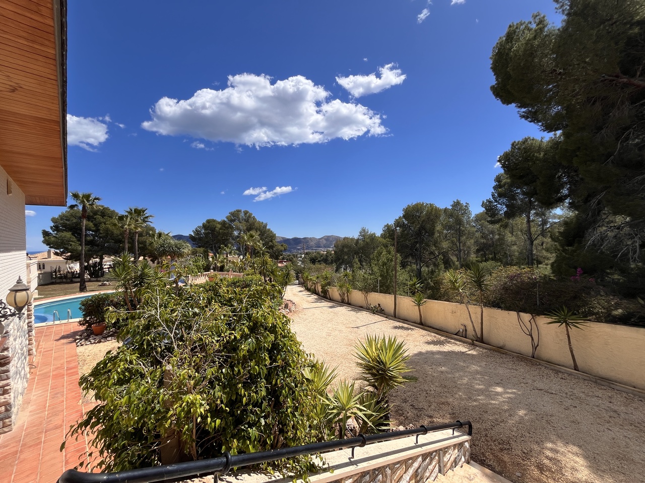 Exterior view in villa for sale in la Nucia