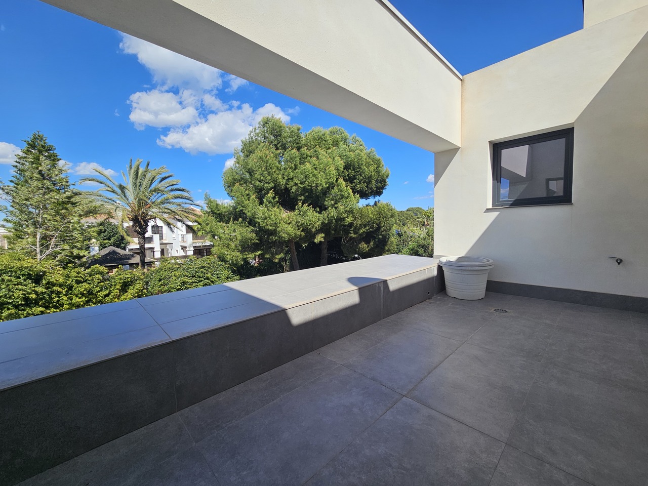 Living room in villa for sale in Cabo Roig