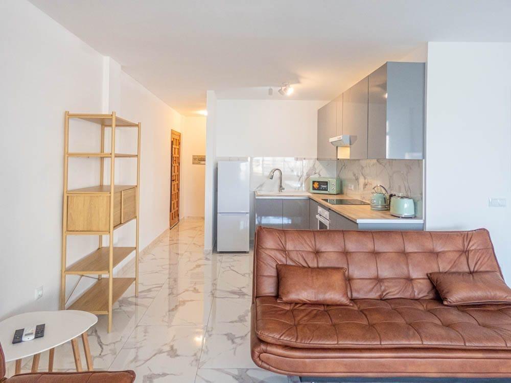 Pool area in apartment for sale in Orihuela Costa