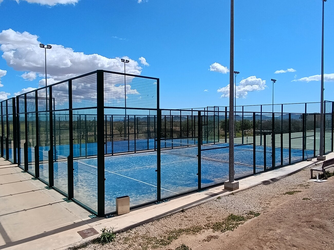 Pool area in finca for sale in Fuente Alamo