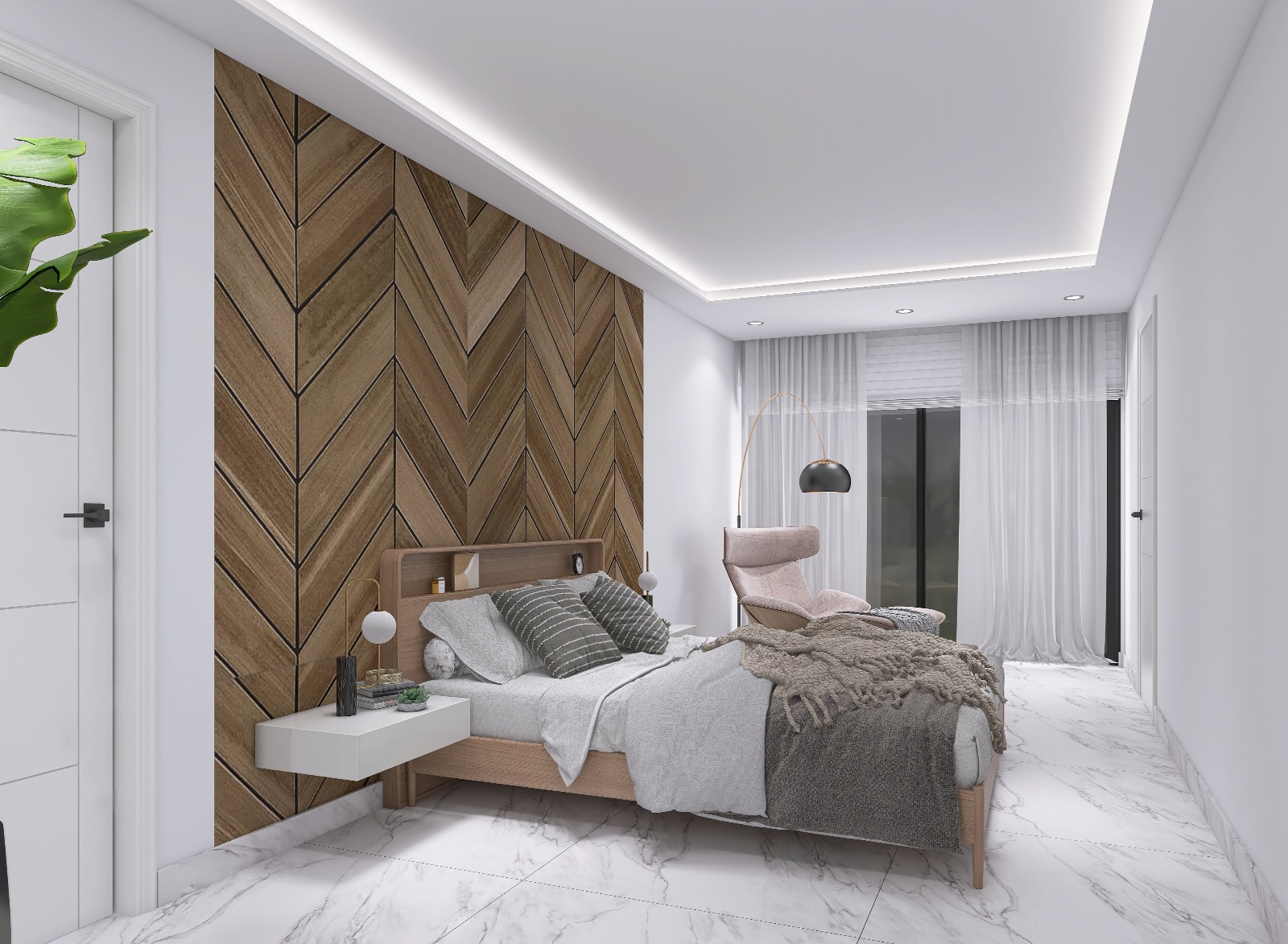 Bedroom in villa for sale in Torre Del Rico