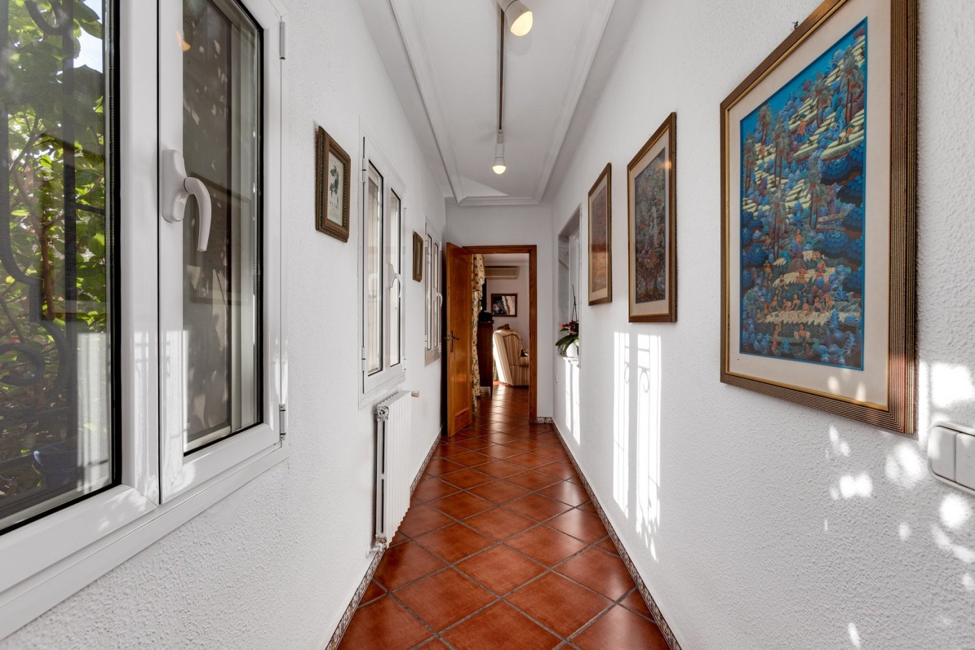 Pool area in villa for sale in Torrevieja