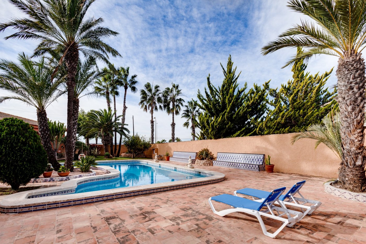 Garden in villa for sale in Torrevieja