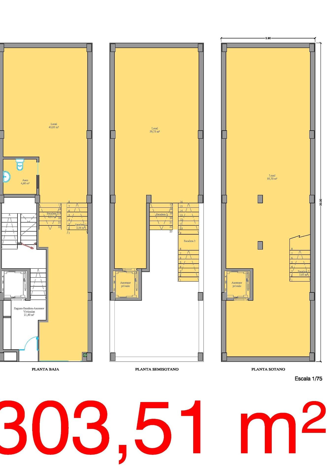 Bedroom in commercial for sale in Guardamar del Segura