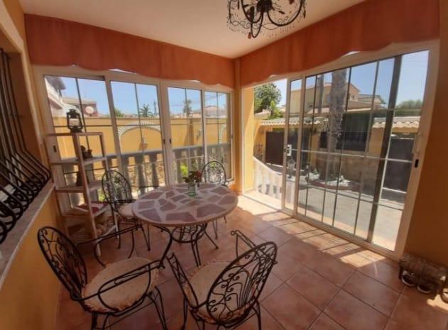 Pool area in villa for sale in Torrevieja