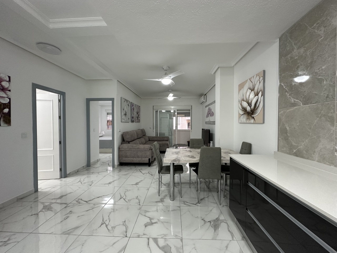 Garden in apartment for sale in Torrevieja