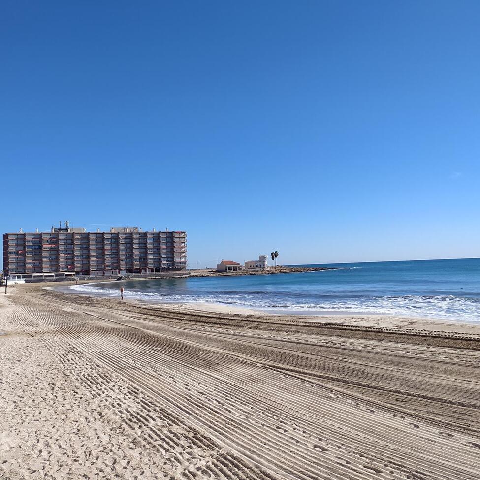 Garden in apartment for sale in Torrevieja