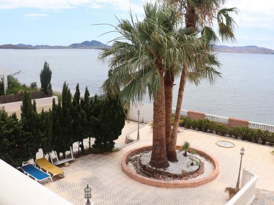 Pool area in villa for sale in La Manga del Mar Menor