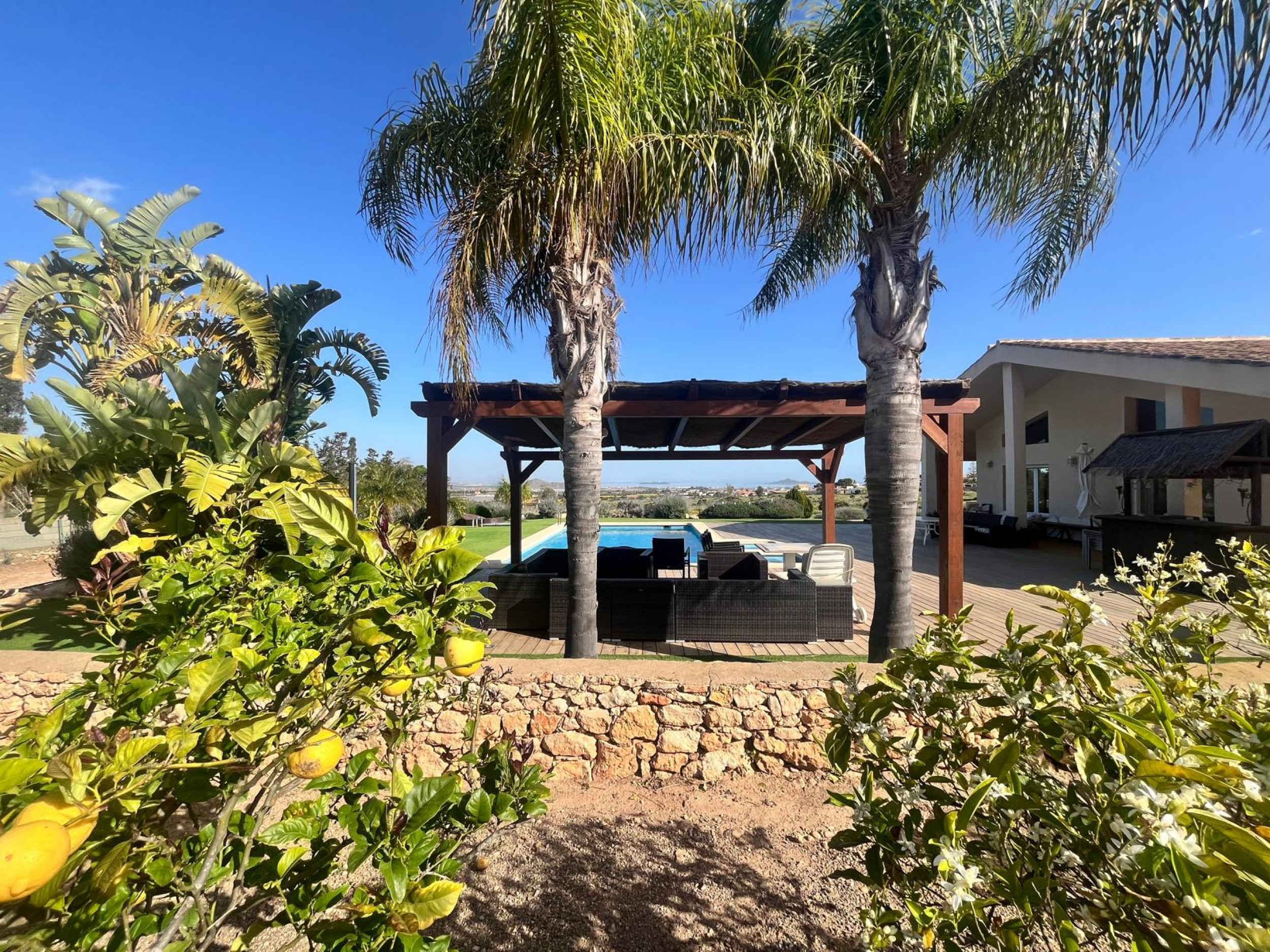 Living room in villa for sale in Los Belones