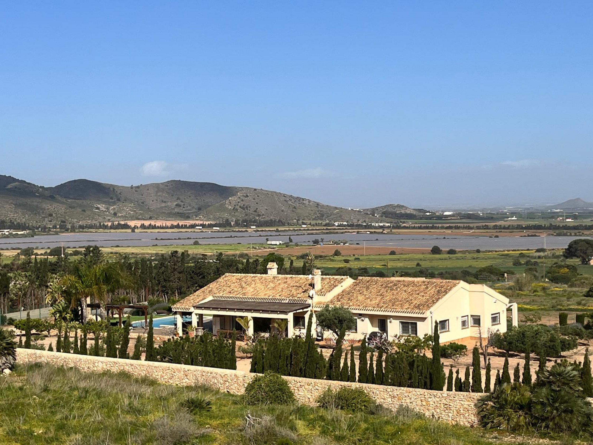 Master bedroom in villa for sale in Los Belones
